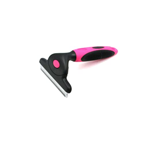 Emily Pets Professional Dematting Deshedding Comb Tool for Pet Grooming (Puppy Puppies Dog & Cat) Gentle Hair Brushes for Shedding and Cleaning Fur Lice Remover Clean Coat Accessories (Size Large)