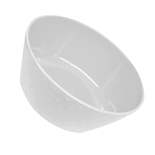 Emily Pets Dog Bowl Melamine Heavy Dish. Food Grade Dog Food Bowl with Non-Skid Dog Feeding Bowl for Small & Medium Dogs -Large-800ml-(White)