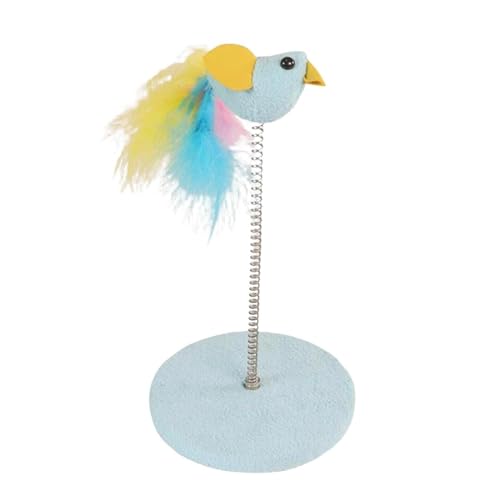 cature Care by Nature Cat Toy,Cat Wand Stand Teaser Toy,Interactive Cat Toy With Spring&Feather Teaser For Kittens&Cats