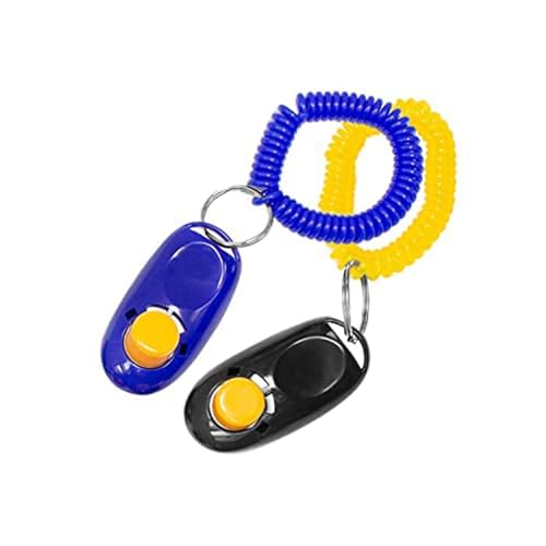 cature Care by Nature Dog Clickers With Wrist Bands,Colorful And Effective Training Tools Dogs Training Kit For Puppy Or Cat(Pack Of 2,Clicker)