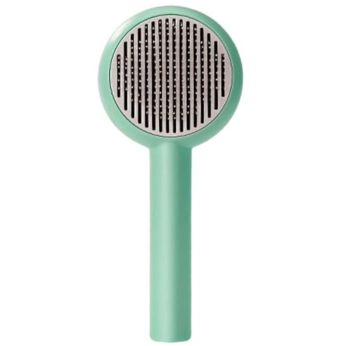 Cature Care by Nature Cat Brush for Shedding, Shedding Hair and Fur - Comb for Dogs, Cats, Deshedding Brush Easily Removes Tangled Hair and Loose Undercoat, Self-Cleaning Pets Grooming Tool (Blue)