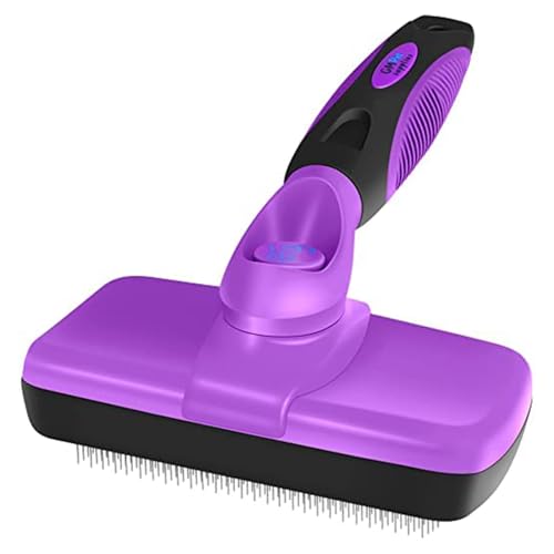SRIPET Supplies Self Cleaning Slicker Brush | This is The Best Dog and Cat Brush for Shedding and Grooming | Our Pet Brushes Are Suitable for All Hair Lengths and Pet Sizes