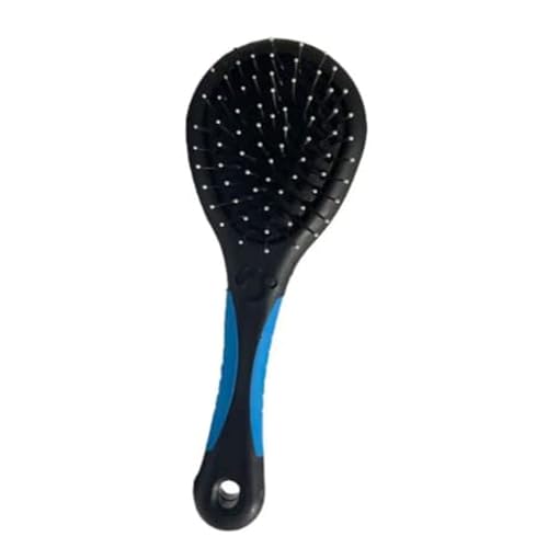 Emily Pets Double Sided Pet Grooming Brush Double Sided Pet Slicker Brush Detangling Comb Cat and Dog Shedding Removal Cleaning Brush for Short or Long Hair (Color: Blue)
