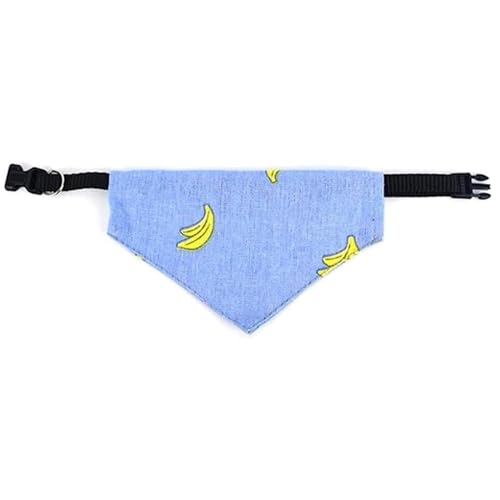 Cature Care by Nature Adjustable Cute Medium Dog Collars Puppy Pet Slobber Towel Outdoor Cats Collar Dog Collar Neckerchief/Banana/Medium