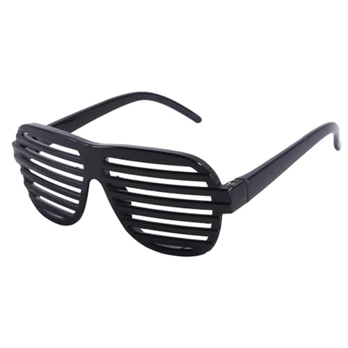Emily Pets Cat Glasses Dog Glasses Pet Glasses Puppy Glasses for Halloween Costume Photos Props Cosplay Window Shutters No Lens (Black)
