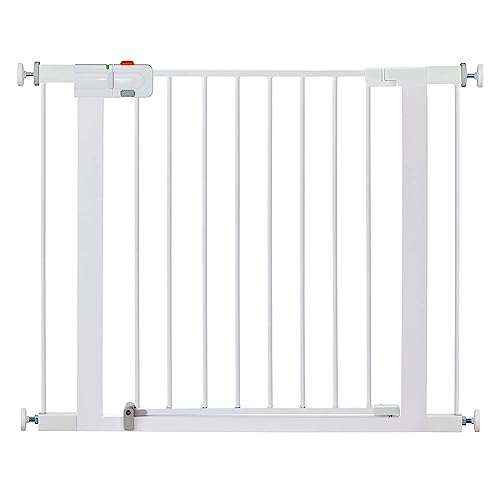 Lulala Baby Gate for Doorways and Stairs, Dog/Puppy Gate, No Drilling, fits for Narrow and Wide Doorways, Safety Gate/Door for Child and Pets (30.5-28 inches)