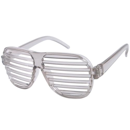 Emily Pets Cat Glasses Dog Glasses Pet Glasses Puppy Glasses for Halloween Costume Photos Props Cosplay Window Shutters No Lens (Light Grey)