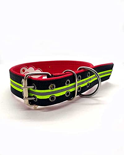 Emily Pets Dog Reflective Nylon Harness Belt, Leash and Collar Set for Puppy and Dog (Large Size 84cm)