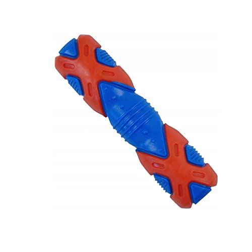 emily pets Non-Toxic Soft Latex Training Toy Interactive Dog Toy|Squeezy Dog Fetching Stick,Chew Toy for Dog Rubber Fetch Toy Floatable Stick Lightweight for Catch/Fetch(Blue)
