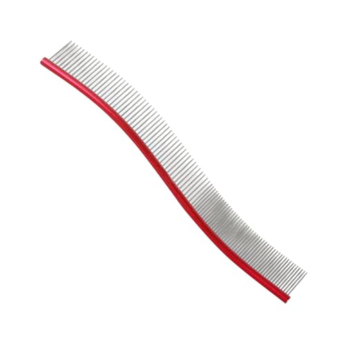 Emily Pets Dog Grooming Comb & Deshedding Tool Hair Remover Brush for Dogs, Pet Massage Comb for Shedding, Tangle Removal & Coat Care Gentle on Skin, Easy to Use