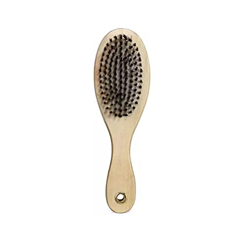 SRIPET Pets Slicker Grooming Bamboo Double Sides Elegant Bristle & Round Pin Comb for Pets (Small)