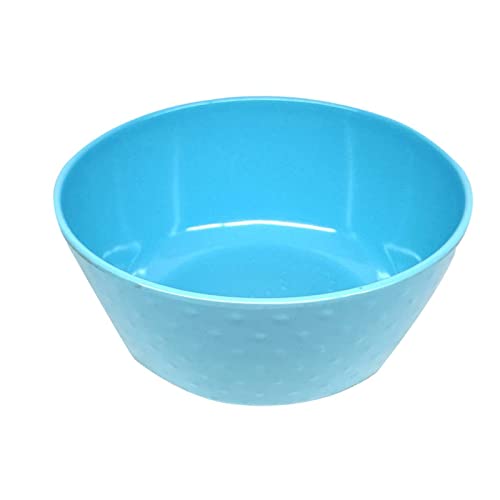 Emily Pets Dog Bowls and Placemats Collection | Dishwasher Safe, Food Grade, Non-Skid, BPA-Free Malamine Bowls and Water-Resistant, Durable EVA Feeding Placemats with Fun(Sky Blue,L)