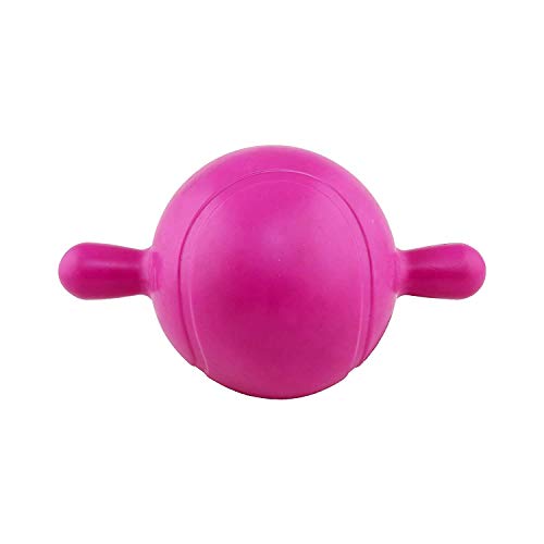 emily pets Kick It Rubber Hard Toy for Dogs (Color: Pink)