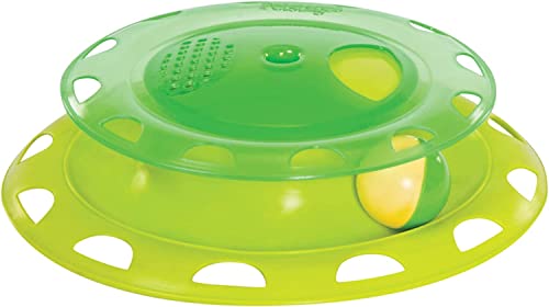 cature Care by Nature Catnip Chase Track Interactive Cat Toy with Rotating Ball Toy Amusement Disc for Cats & Kitten with Free Catnip Offer