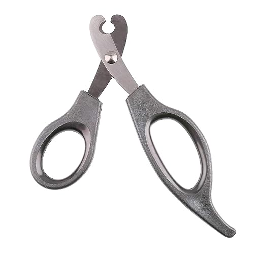 cature Care by Nature Pet Nail Clippers For Small Animals - Best Cat Nail Clippers And Claw Trimmer For Home Grooming Kit - Professional Grooming Tool For Small Dog Cat Rabbit Bird Puppy Kitten (Grey)