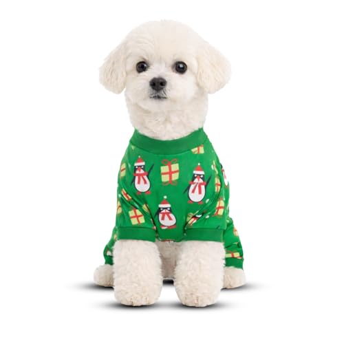 Lulala Dog Jumpsuit Winter Wear | Cute Printed Soft Cotton Clothing for Dogs | Warm, Comfortable & Cozy Pet Outfit (Print May Vary)