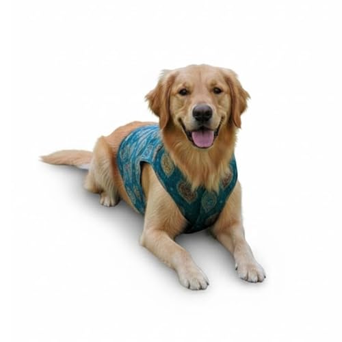 Lulala Ethnic Dog Dress Kurta Style | Soft Cotton for Dogs | Sleeveless Pet Clothing for Small, Medium & Large Dogs