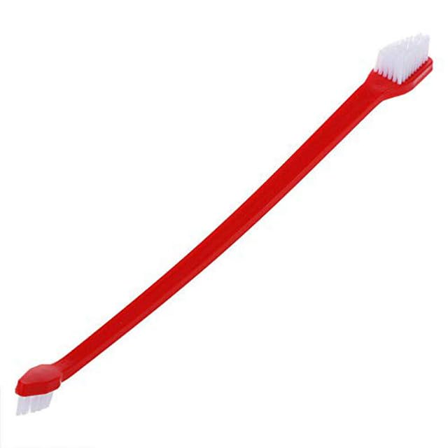 Emily Pets Dog Toothbrush Extra Large Long Double Sided for Small & Large Teeth