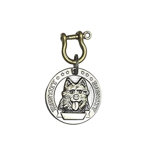 cature Care by Nature Dog Id Tag Blank Metal Antique Sublimation Dog Tag Bronze Look Gold