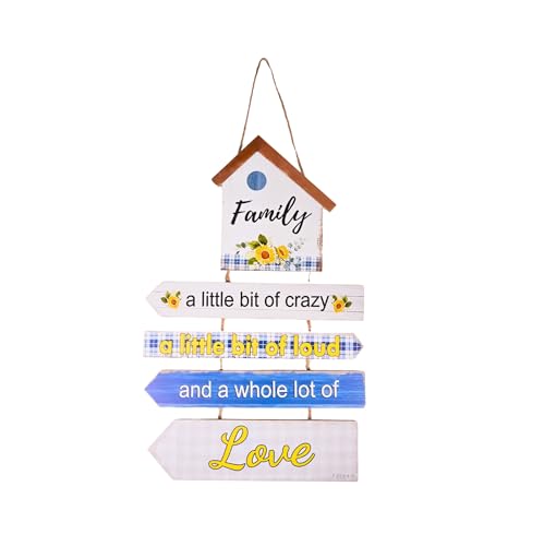 F DREAM Wooden Hanging Sign in the Shape of a Small House, Irregular Plate, Home Decoration, Wall Decoration, Gift, Wall Decoration