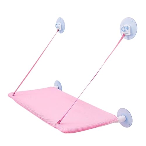 cature Care by Nature Cat Window Hammock Cat Seat,Hanging Bed Hammock For Space-Saving Indoor Cats,Pet Kitten Resting Window Cat Bed With 4 Strong Suction Cups |Pet Supplies|Cat Supplies|Bed(Pink)
