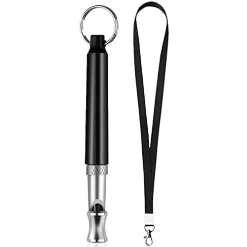 Emily Pets Professional Ultrasonic Dog Whistle to Stop Barking, Adjustable Ultrasonic Silent Dog Whistle Training Control Devices for Dog, Training kit for Puppy or Cat (Pack of 1, Whistle)