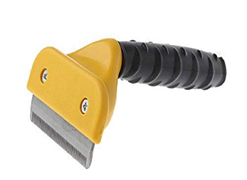 Emily Pets Pet Grooming Brush Deshedding Tool, Long Hair Deshedding Tool for Dogs and Cat (Color May Vary) (Small)