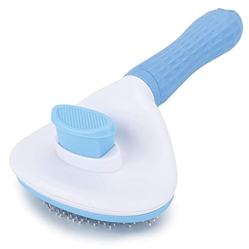 Cature Care By Nature Dog and Cat Brush for Shedding, Brushes for Indoor Cat & Dog, Brush for Long or Short Haired Cats & Dog, Pets Grooming Brush Comb for Kitten Rabbit Massage Removes Loose Fur