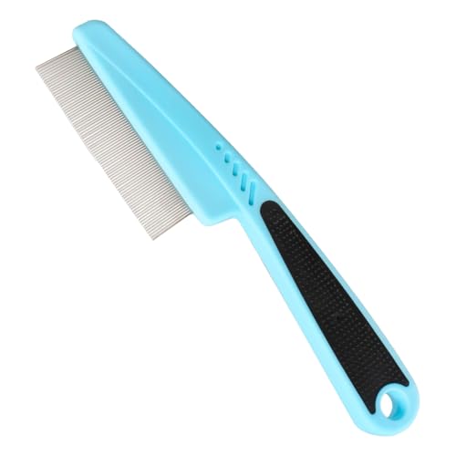 Cature Care by Nature Pets Stainless Steel Flea Comb for Cat & Dog Color May Vary