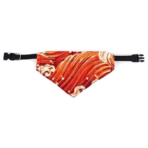 Cature Care by Nature Adjustable Cute Medium Dog Collars Puppy Pet Slobber Towel Outdoor Cats Collar Dog Collar Neckerchief/Red/Medium