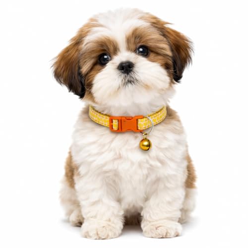 Emily Pets Cat Collar with Bells - Breakaway for Cats, Boy and Girl Cat Collars Kitten Collar with Bell - Break Away Collar for Cats - Breakaway Cat Collar (Color May Vary, 1 Piece)