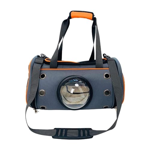 Emily Pets Pet Dogs Cat Shoulder Bag Travel Cat Dog Carrying Bag Pet Carrier Bag Soft Breathable Small Pet Handbag Cat Backpack(Orange)