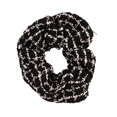 F DREAM hair rubber band for women & girls, hair ties rubber band for hair ponytail holder, thick soft no break no damage for all types of hair(Black)