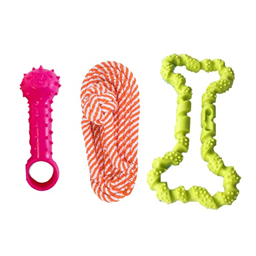 cature Care by Nature Dogs Chew Toys For Puppies & Chew Toy Puppy Toys For Small Dogs Accessories Pet Toys Dog Teether Toy Rope Toys For Dogs Toys For Puppy Rope Toy (Color May Vary Pack Of 3)(Combo7)
