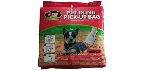 Dono Poop Bags Flushable - Dog Waste Bags Double Layers Dog Poop Bag, Paper and Plastic Thick Pooch Doggie Bags for Poop Suitable for Mushy Poo