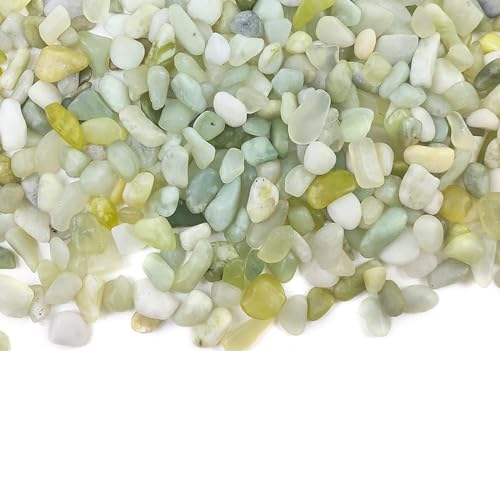 Cature Care by Nature Succulent and Cactus Jade Pebbles, Natural Decorative Polished Stones, River Rocks for Indoor Plants, Vase Fillers, Planters and Outdoor Gardening (0.9/1 Inch)(1.95Kg)