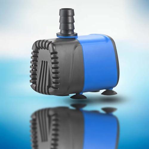 XINXIU Submersible Water Pump (1200L/H, 20W), Anti-Dry Protection Aquarium Fountain Amphibious Pump with 4ft High Lift for Fish Tank, Pond, Aquarium, Statuary, Hydroponics Water Pump