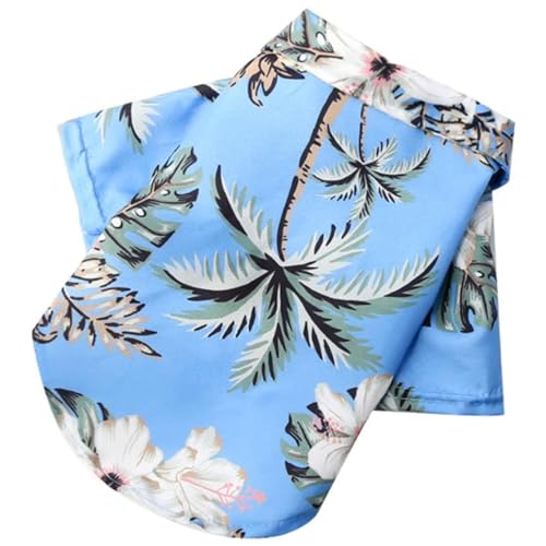 Lulala Dog Summer Shirt for Dogs – Lightweight & Breathable Tropical Print T-Shirt | Soft Comfortable Pet Clothing for Summer | Beach & Vacation Outfit for Small & Medium Dogs