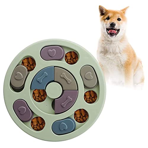 cature Care by Nature Dog Puzzle Feeder Toy, Durable Puppy Treats Dispenser Interactive Toys Slow Feeding, Cat Brain Games Training for Boredom(Green)