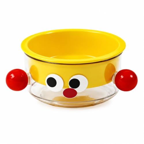 Cature Cute Pet Feeding Bowl for Cats & Dogs | Cartoon Design Food & Water Bowl | Non-Toxic Durable Pet Feeding Dish
