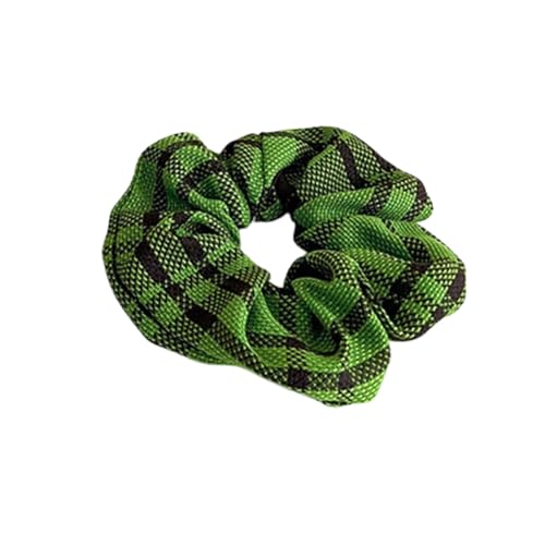 F DREAM Stylish Fashion Rubber Band,Elastic Hair Rope Ponytail Solid Color Intestine Hair Ring Girls Hair Band(Green)