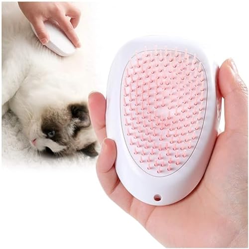 Cature Care by Nature Dog Massage Brush Professional Creative Dog Bath Brush Pet Grooming Brush Dog Hair Brush (Pink)
