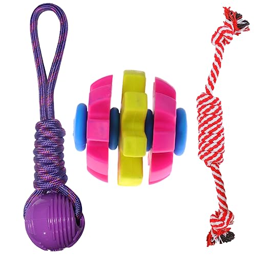 cature Care by Nature Dog Toys,Dog Rope Toy,Dumble Chew Toy,Squeaky Toy,Interactive Dog Toy For Small And Medium Dog Toys Pack Of 3 Color May Very(Combo5)
