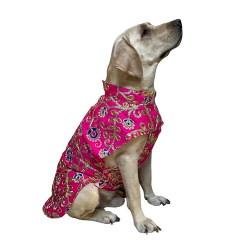 Lulala Customized Dog Dress | Personalized Size and Colour Pet Outfit | Soft Cotton Dog Clothing for Small & Medium Dogs