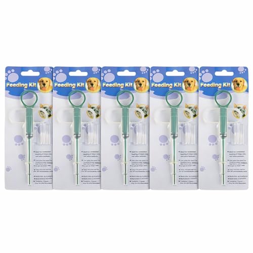 Cature Medicine Feeding Kit Syringe for Cats and Dogs (Pack of 5)
