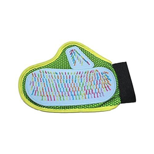 Emily Pets Pet Hair Remover Glove - Gentle Pet Grooming Glove Brush - Deshedding Glove - Massage Mitt - Perfect for Dogs & Cats with Long & Short Fur (Green)