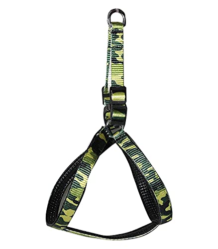 Emily Pets Dog Harness Padded No Pull Breathable Adjustable Pet Vest with Buckle for Outdoor Walking Pulling, Tugging or Choking- Medium for Large Dogs| Blue|
