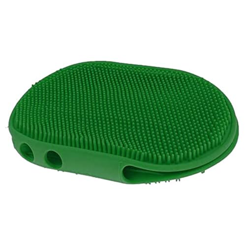 Dog Grooming Brush | Pet Shower & Bath Supplies for Cats & Dogs | Dog Bath Brush for Dog Grooming | Long & Short Hair Dog Scrubber for Bath (Green)