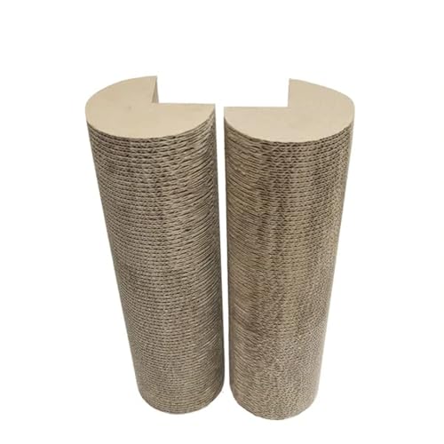 Emily Pets Cat Scratching Post, Corrugated Cardboard Scratcher for Indoor Cats, Durable Cat Nail Sharpener, Furniture Protection Toy for Cats & Kittens