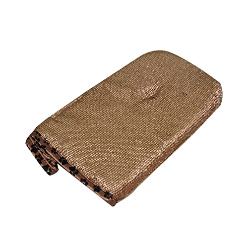 Emily Pets Pet Grooming Glove - Pet Hair Remover for Cat and Dog - Premium Pet Gloves for Hair Removal Brush for Long and Short Hair (Brown)